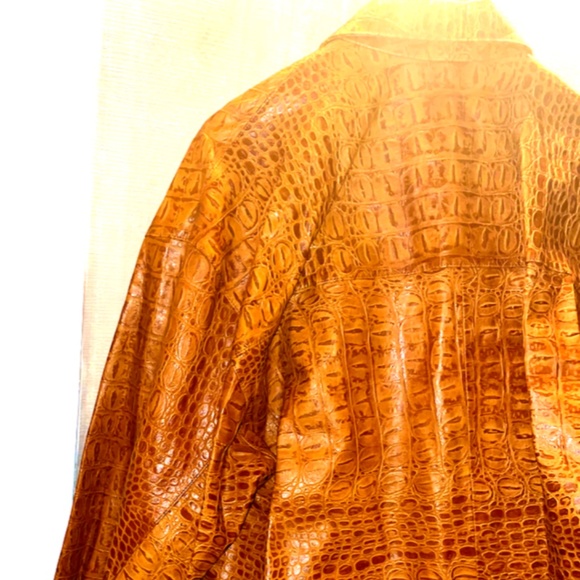 MISSANI LE COLLEZIONI Embossed Antique Naked Lambskin Suit SZ 3XL (NEW) - Picture 10 of 16